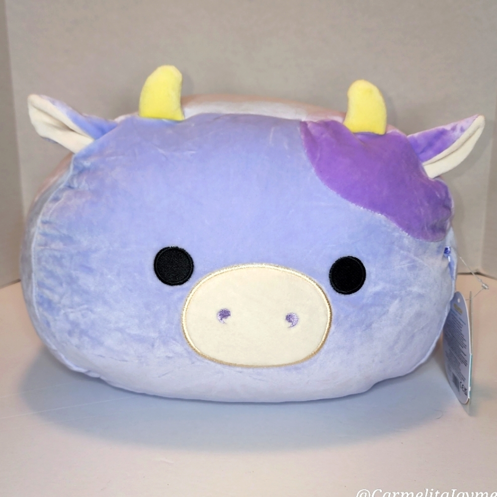 BUBBA 🐮 Purple Cow XXL Stackable Original Squishmallow by Kelly Toy ☆》NWT 《☆
